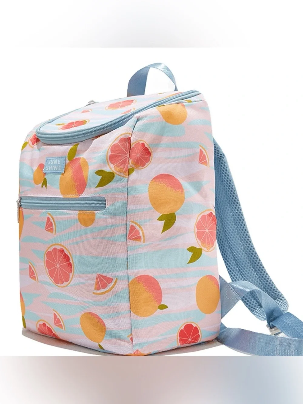 JuneShine “Summer Citrus” Insulated Cooler Backpack — NWT